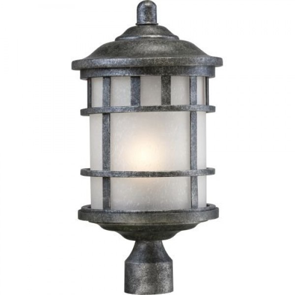 Nuvo Lighting 60/5635 Manor Industrial Post One Light Lantern 100-...