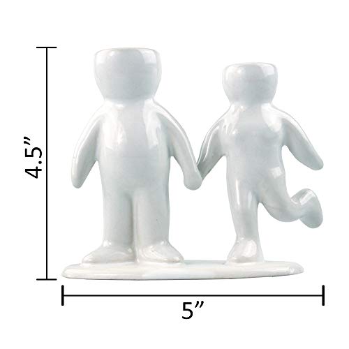 Ceramic People Planters for Air Plants - Air Plant Vase - Table To...