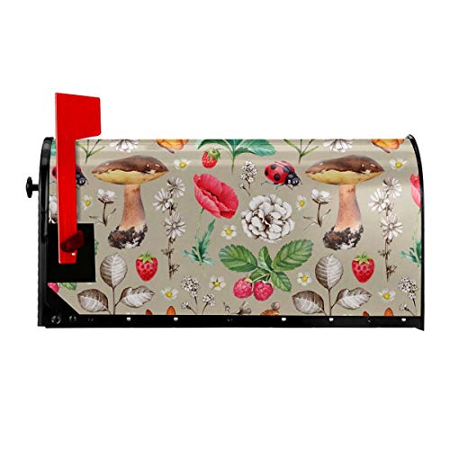 NWUIGE Flowers Berries Mushrooms and Insects Mailbox Covers Magnet...
