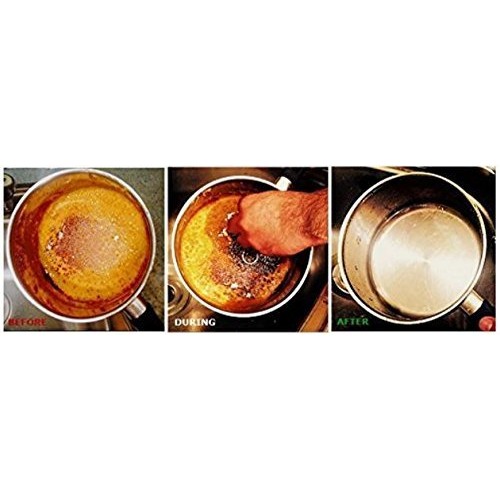Cast Iron Cleaner. Steel Scrubber - Cookware Cleaner For Skillet, ...