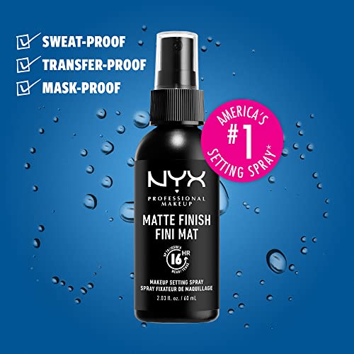 NYX PROFESSIONAL MAKEUP Makeup Setting Spray - Matte Finish, Long-...