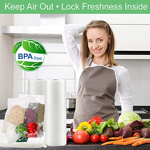 O2frepak 6Pack 8x203Rolls and 11x20 3Rolls Food Saver Vacu...