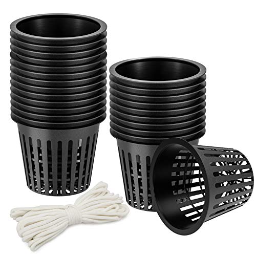 Oak Leaf Hydroponic Cups, 3 Inch Net Pots Cups with Self-Watering ...