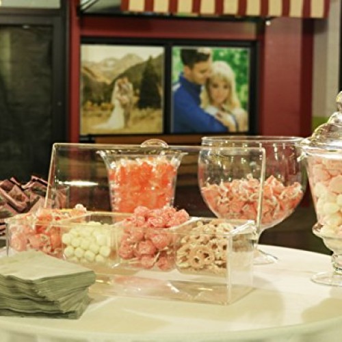 Large Clear Condiment Server Organizer on Ice with Containers and ...