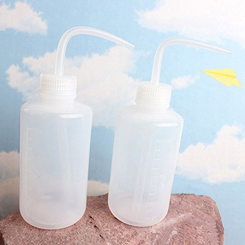 Wash Bottle, OAMCEG 2 Pack LDPE Solvent Squeeze Bottles, Watering ...