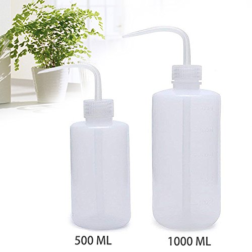 Wash Bottle, OAMCEG 2 Pack LDPE Solvent Squeeze Bottles, Watering ...