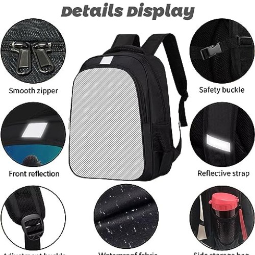 Boys Backpack Cartoon Schoolbag Kids Game Bookbag Girls Lightweigh...