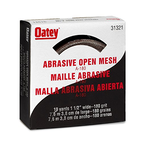 Oatey 31321 180 Grit Open Mesh, 1.5 x 10 yd.