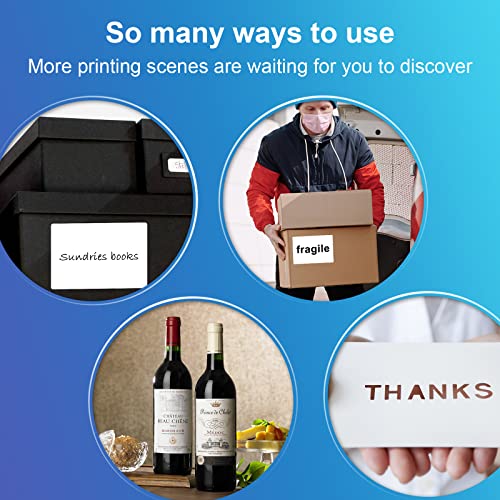 4 x 5 Labels 4 UP Shipping Address Label for Laser & Inkjet Prin...