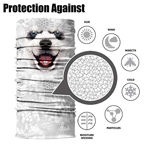 Obacle Bandana Face Mask Half Face Mask Dust Wind Sun Protection D...