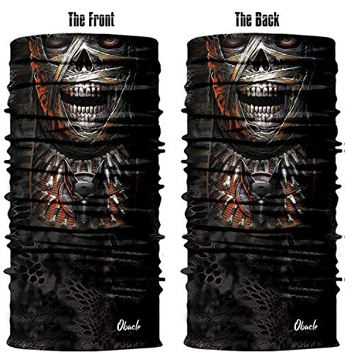 Obacle Skull Face Mask Half Sun Dust Wind Protection 3D Tube Mask ...