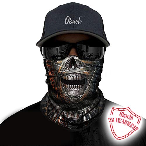 Obacle Skull Face Mask Half Sun Dust Wind Protection 3D Tube Mask ...
