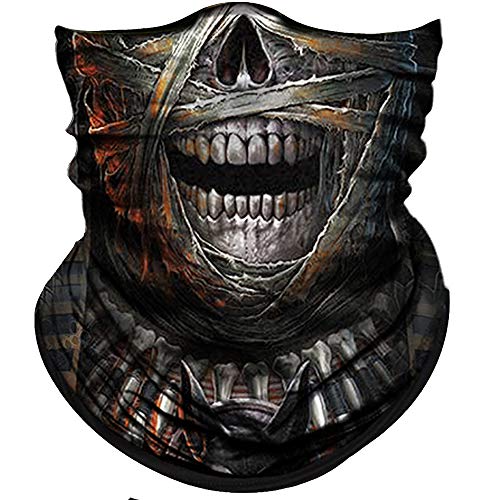 Obacle Skull Face Mask Half Sun Dust Wind Protection 3D Tube Mask ...