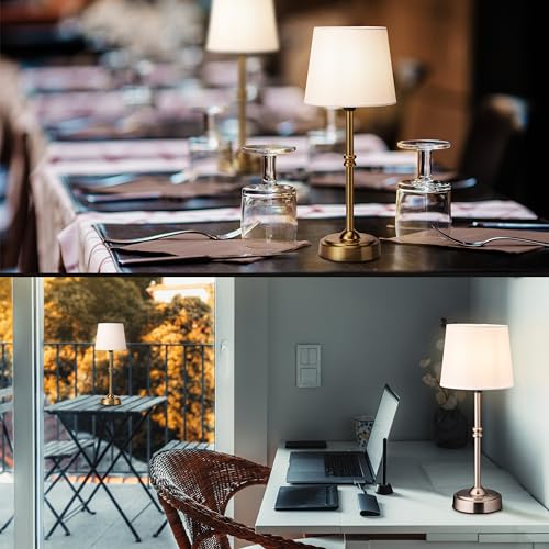 O’Bright Seraph - Cordless LED Table Lamp with Dimmer, Built-in Re...