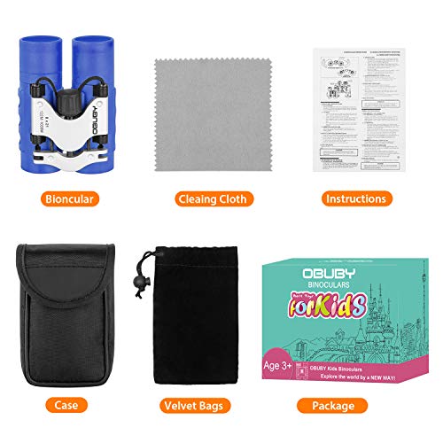 Obuby Real Binoculars for Kids Gifts for 3-12 Years Boys Girls 8x2...