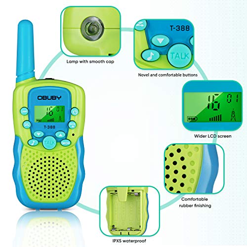 Obuby Toys for 3-12 Year Old Boys Walkie Talkies for Kids 22 Chann...