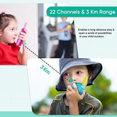 Obuby Toys for 3-12 Year Old Boys Walkie Talkies for Kids 22 Chann...