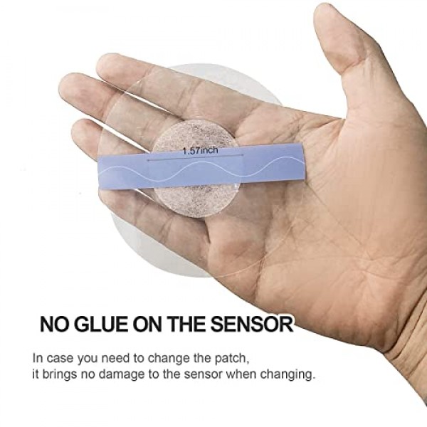 40Pack Freestyle Libre Sensor Covers Latex-Free Medical Adhesive P...