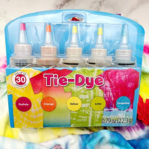 Tie Dye DIY Kit, Colors Tie Dye Shirt Fabric Dye for Women, Kids, ...