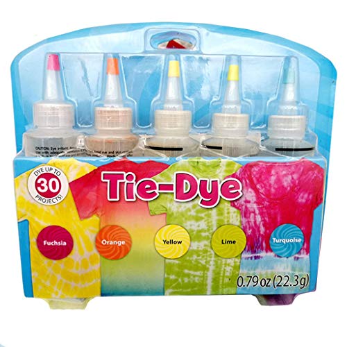 Tie Dye DIY Kit, Colors Tie Dye Shirt Fabric Dye for Women, Kids, ...