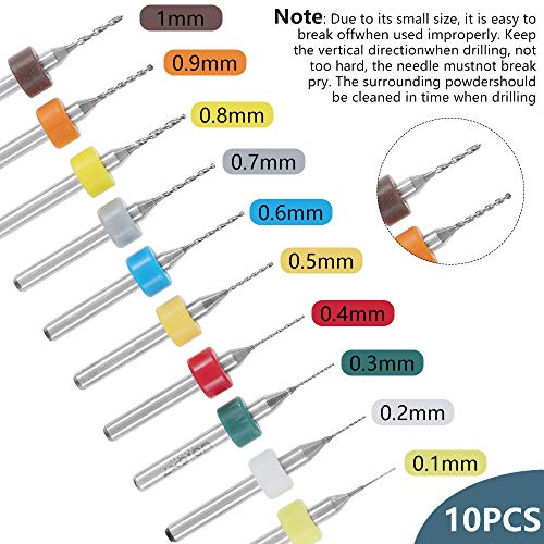 ODOMY 57pcs Pin Vise Hand Drill Bits Mini Hand Drill Rotary Tool,4...
