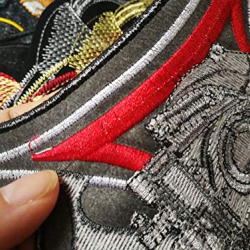 Phantom Large Motorcycle Bike Patches Set Custom Personalized Embr...