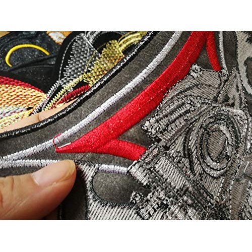 Phantom Large Motorcycle Bike Patches Set Custom Personalized Embr...