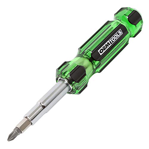 OEMTOOLS 22588 13-in-1 Multi-bit Screwdriver, Nut Driver and Schra...