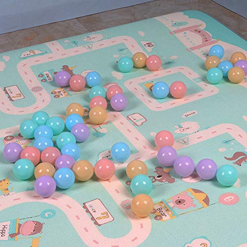 Oenbopo 100 Pcs/Set Colorful Ocean Ball Soft Plastic Sea Balls Bab...