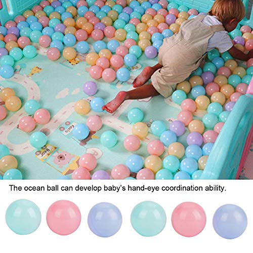 Oenbopo 100 Pcs/Set Colorful Ocean Ball Soft Plastic Sea Balls Bab...