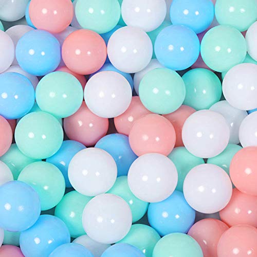 Oenbopo 100 Pcs/Set Colorful Ocean Ball Soft Plastic Sea Balls Bab...