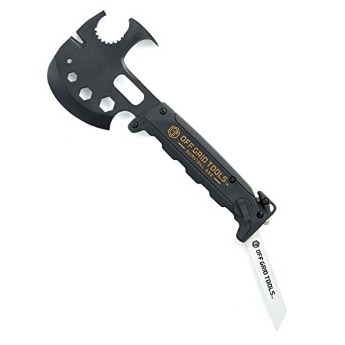 Off Grid Tools Survival Axe Ultimate Outdoor Multitool-Hatchet Ham...