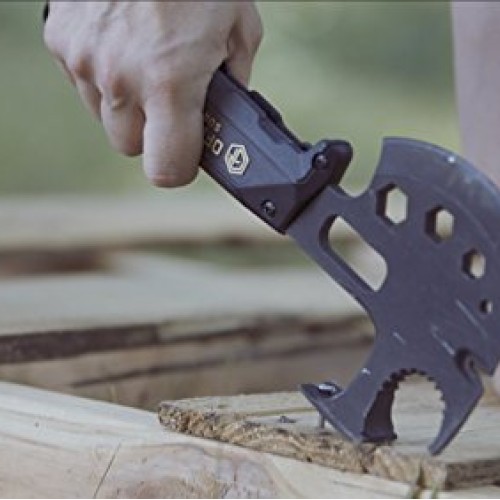 Off Grid Tools Survival Axe Ultimate Outdoor Multitool-Hatchet Ham...