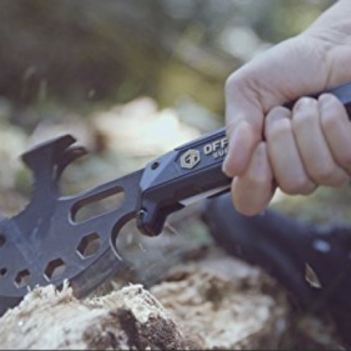 Off Grid Tools Survival Axe Ultimate Outdoor Multitool-Hatchet Ham...