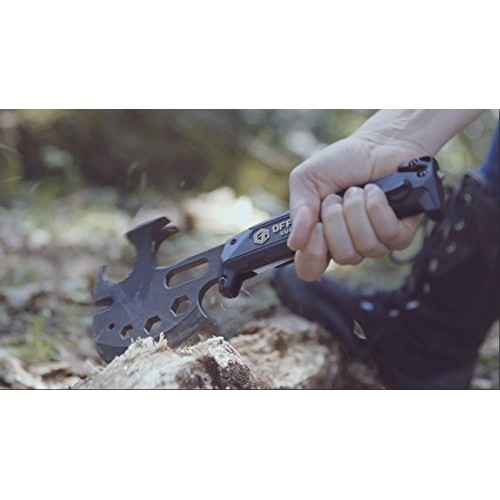 Off Grid Tools Survival Axe Ultimate Outdoor Multitool-Hatchet Ham...