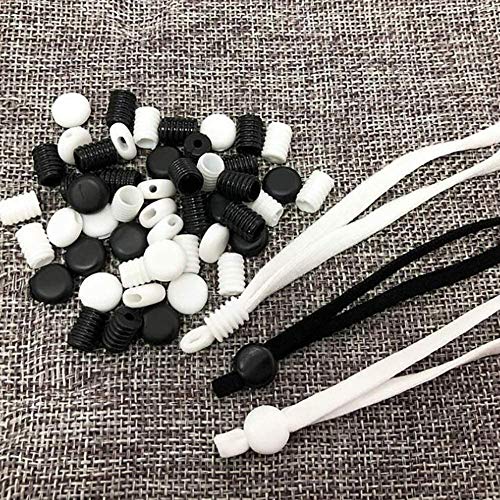 100pcs 10mm Flat Adjustment Buckle Beads Silica Gel Bottons for Ma...
