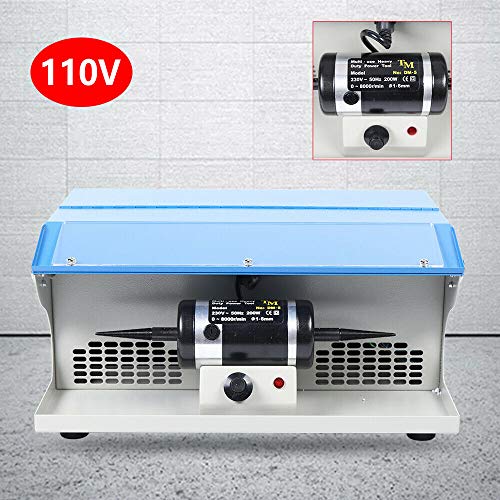 200W Table Top Jewelry Making Polisher Dust Collector Jewelry Desk...