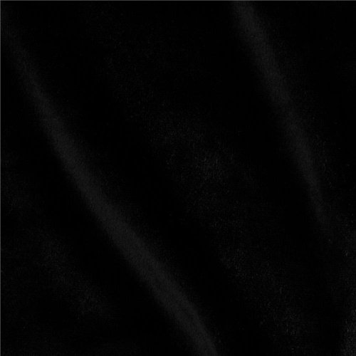 60 Wide Stretch Panne Velvet Black Fabric By The Yard