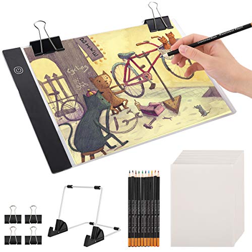 66PCSA4 Led Light Painting Kits, Portable LED Tracing Light Boar...