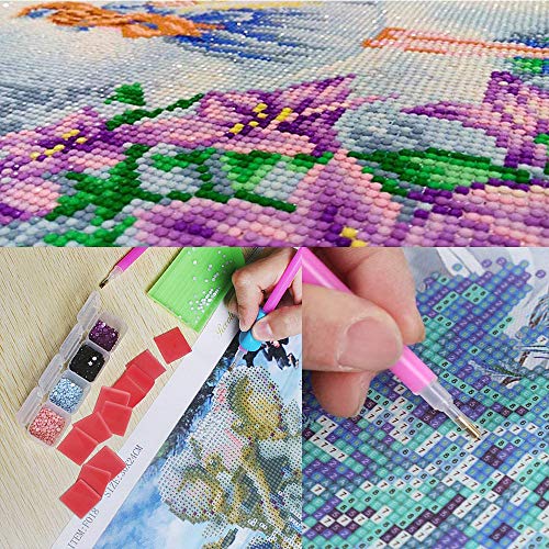 72 Pcs DIY Painting Glue Clay, 2cm x 2cm Diamond Painting Glue for...