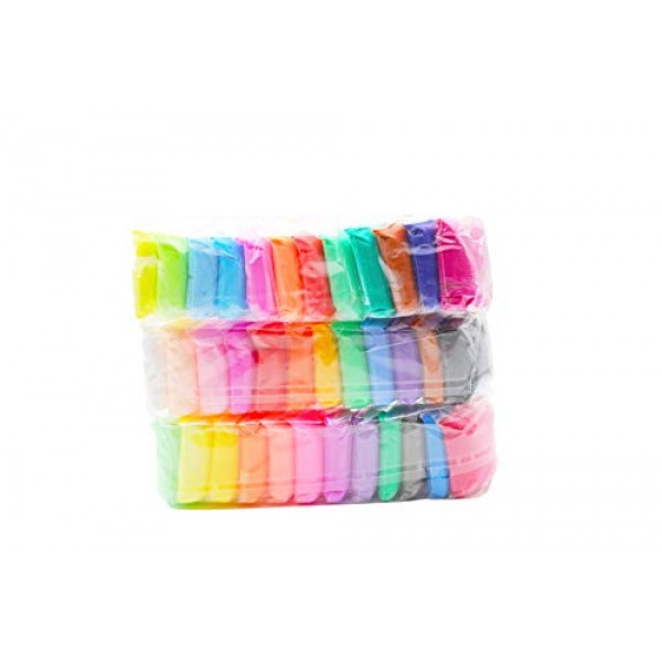 Air Dry Clays, Use 36 Colors Magic Clay Nature Color DIY Modeling ...