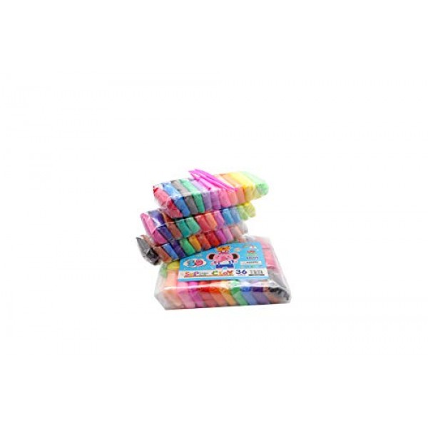 Air Dry Clays, Use 36 Colors Magic Clay Nature Color DIY Modeling ...