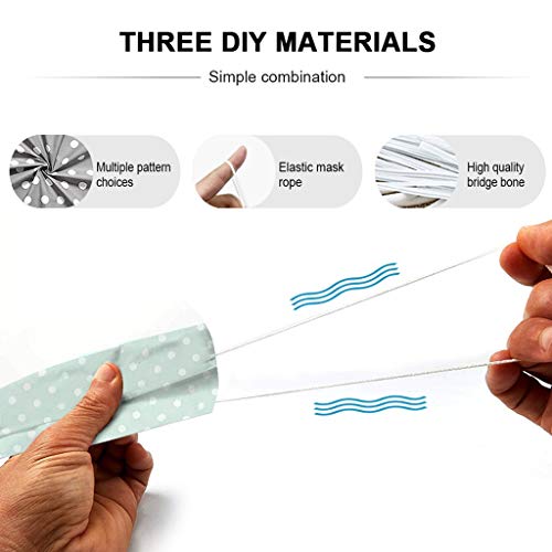 DIY Face Cover Fabric Material Set - Multiple Pattern Artistic Fab...