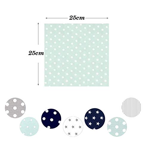 DIY Face Cover Fabric Material Set - Multiple Pattern Artistic Fab...