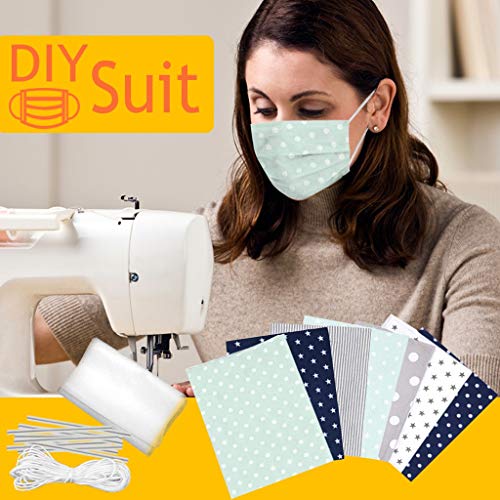DIY Face Cover Fabric Material Set - Multiple Pattern Artistic Fab...