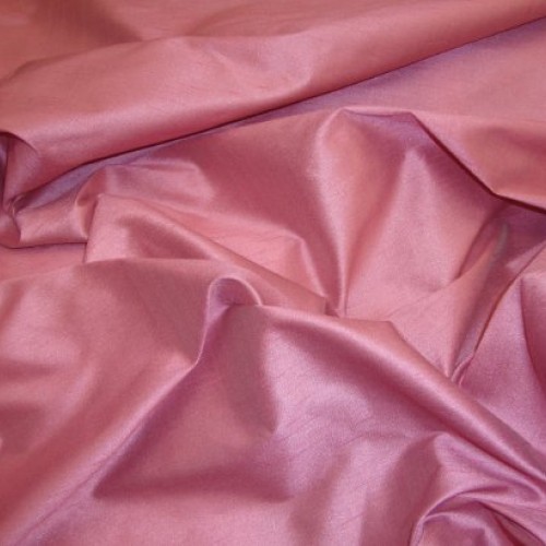 Dusty Rose Shantung Dupioni Faux Silk Fabric Per Yard