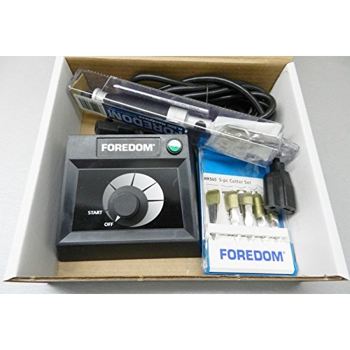 Foredom 50C Chisel Handpiece & Table Top Control K.Em-50 +11-Chise...