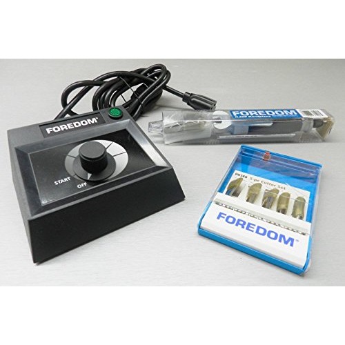 Foredom 50C Chisel Handpiece & Table Top Control K.Em-50 +11-Chise...