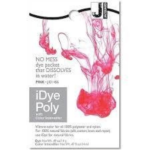 Jacquard iDye Synthetic Polyester Fiber Fabric Dye - Pink
