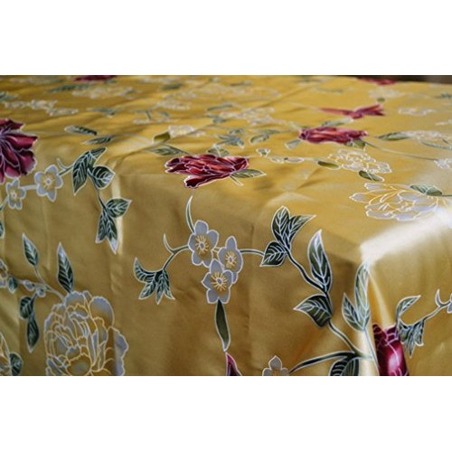 Maxfeel 100% Pure Mulberry Silk Charmuse Floral Fabric 45 Wide for...